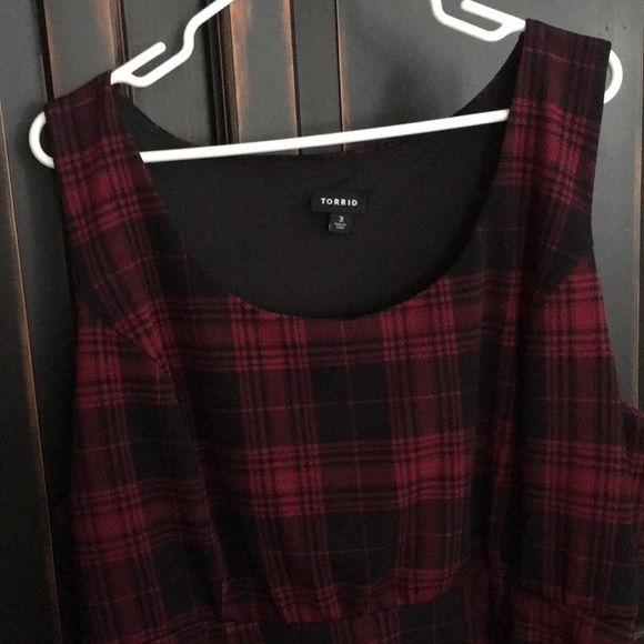 3X TORRID Plaid Skater Dress - Picture 6 of 15